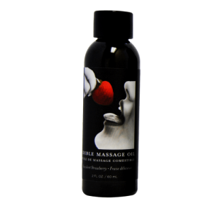 Earthly Body Edible Massage Oil 2oz - Strawberry