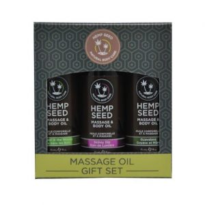 Earthly Body Edible Massage Oil Gift Set Box