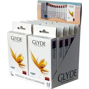 Glyde Ultra Super Max Vegan Condoms 10 Pack