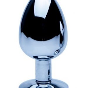 Precious Metals Silver Anal Plug - Large