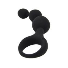 Loving Joy Triple Ripple Anal Beads – Black