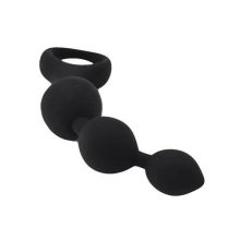 Loving Joy Triple Ripple Anal Beads – Black