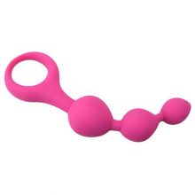 Loving Joy Triple Ripple Anal Beads – Pink