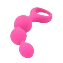 Loving Joy Triple Ripple Anal Beads – Pink