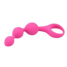 Loving Joy Triple Ripple Anal Beads – Pink